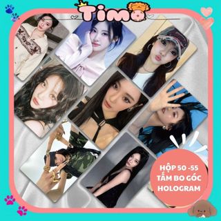 Card Lomo Hologram Hộp 50 Tấm Bo Góc Vibe Kpop Fanmade Timo QT47
