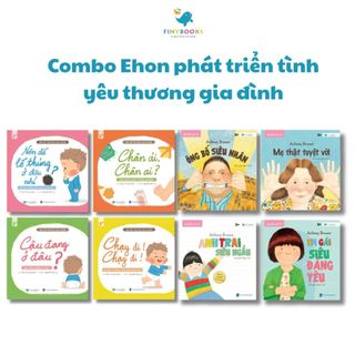 Sách - Combo Ehon phát triển tình yêu thương gia đình: Em bé trong gia đình và Gia đình của tớ - Finybooks