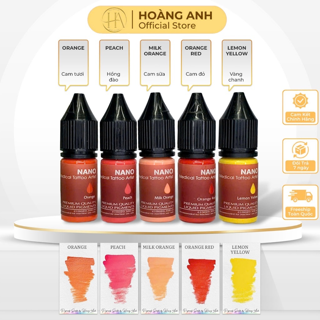 Mực Boldlips Nano Chính Hãng – Bong Đậm, Lên Màu Chuẩn, Dùng Cho Phun Xăm Môi, Đủ Size | Nguyễn Khánh Linh