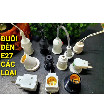 [COMBO 2 ] Phích nối âm | Phích cắm đực | Phích cắm chịu tải | Đuôi Đèn | Ổ cắm