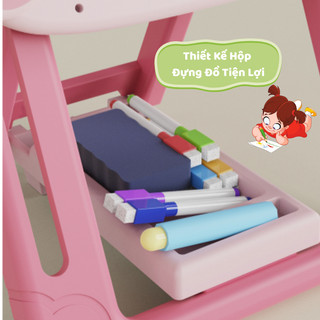 Bảng Vẽ Hai Mặt Thông Minh Gắn Được Nam Châm Có Giá Đỡ Dễ Dàng Xóa, Không Bám Bụi Dễ Sử Dụng Giúp Bé Thỏa Sức Sáng Tạo