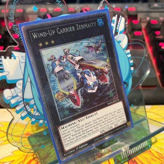 [ Bài Yugioh Chính Hãng ] Wind-Up Carrier Zenmaity - RA04-EN175 - Platinum Secret Rare 1st Edition