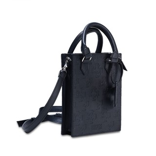 Túi Da PU Nam Nữ SACPLAT Dập Chìm Monogram Đeo Chéo Thời Trang Unisex | Midori For Man