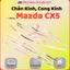 Bộ nẹp viền cong kính, chân kính xe Mazda CX5, CX-5 2014 - 2017 chất liệu INOX cao cấp sáng bong