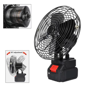 Quạt Tích Điện Pin 10 Cell Dùng Liên Tục 8H, Quạt Để Bàn 2 Cấp Độ Gió Siêu Mát