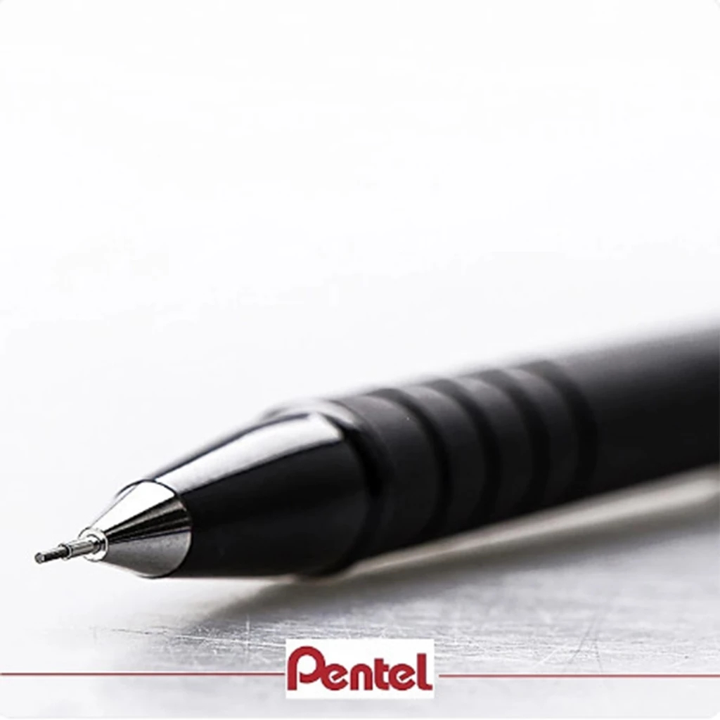 Bút chì ngòi bấm màu đen 0.5mm Pentel - A255 dùng để vẽ trên da giả