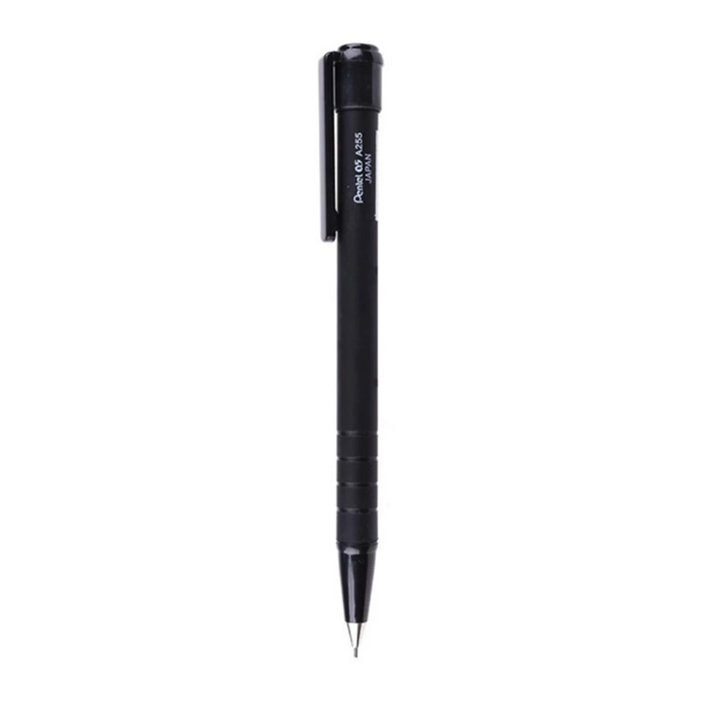 Bút chì ngòi bấm màu đen 0.5mm Pentel - A255 dùng để vẽ trên da giả