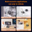 2025 Mới 360° Độ có thể gập lại Xoay chân không mạnh Giá đỡ điện thoại ô tô hấp phụ từ tính cho Ô tô Giá đỡ đa năng