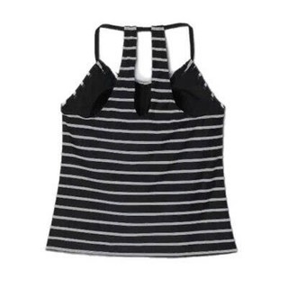 (63-100kg) Bộ bikini bigsize, bikini kín đáo, che bụng, áo cổ yếm có đệm ngực quần cạp cao hàng VNXK