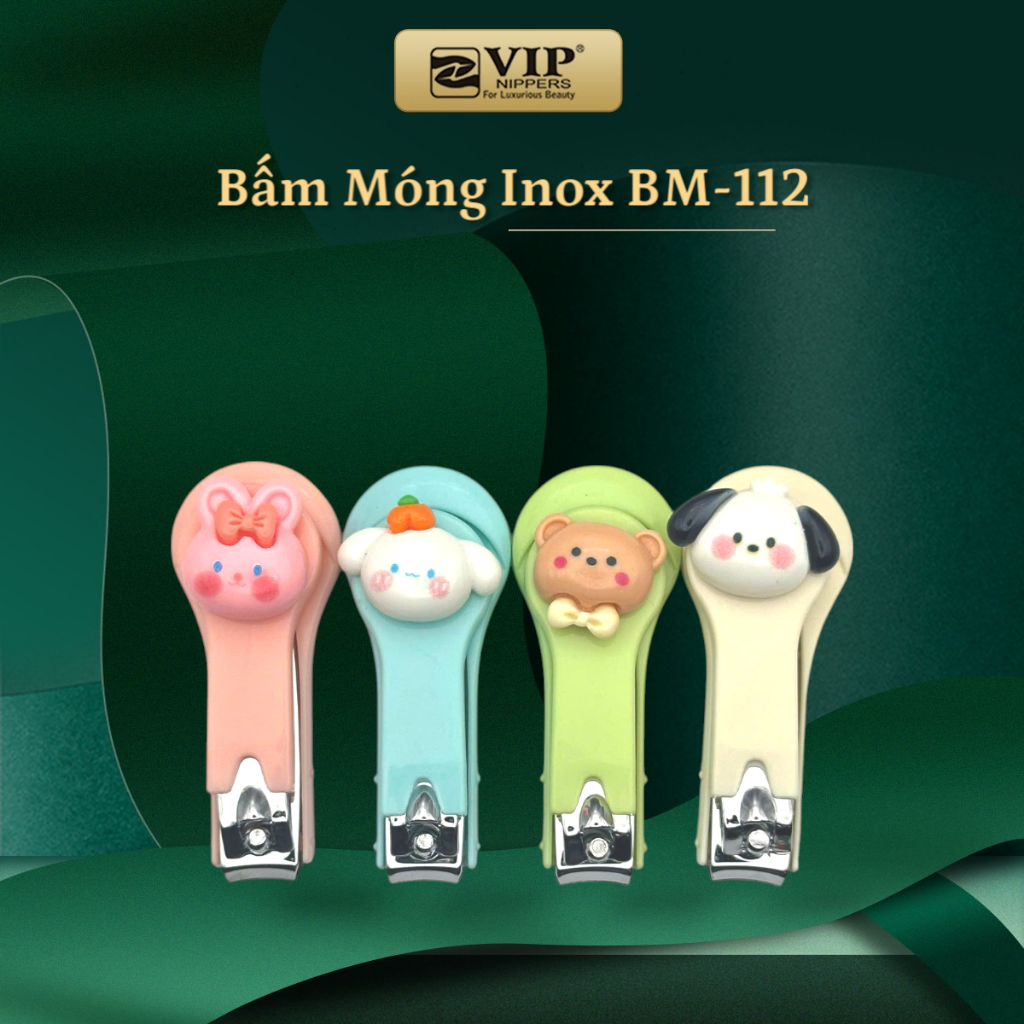 Bấm Móng Inox BM-112 (Siêu Cute, Dành Cho Trẻ Em)