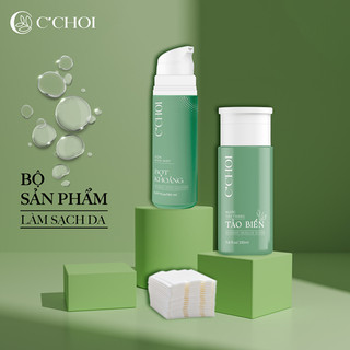 Bộ làm sạch da C'CHOI - Tẩy Trang & Sữa Rửa Mặt – Làm Sạch Sâu, Làm Dịu, Sáng Da