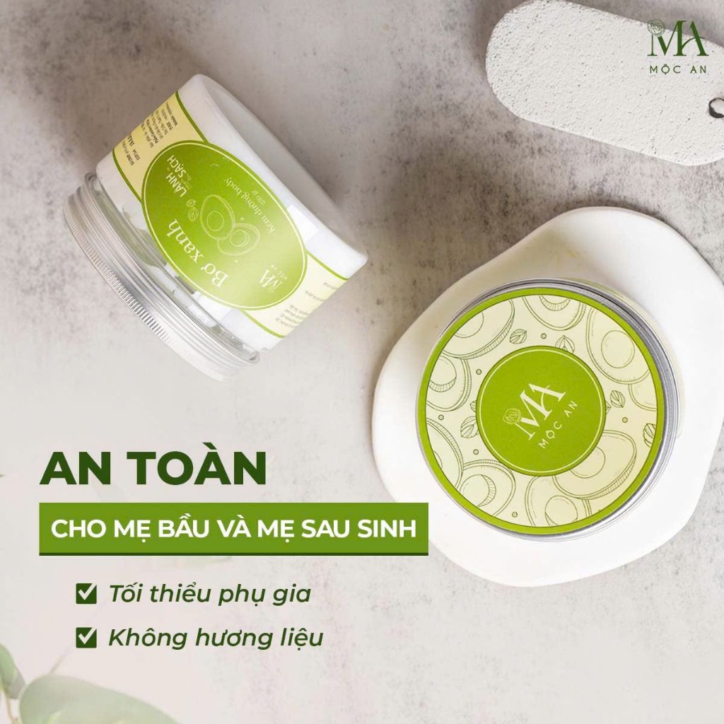 Ảnh Kem Dưỡng Body Mộc An Chiết Xuất Bơ Xanh Cấp Ẩm, Dưỡng Da Sáng Mịn 250g 4
