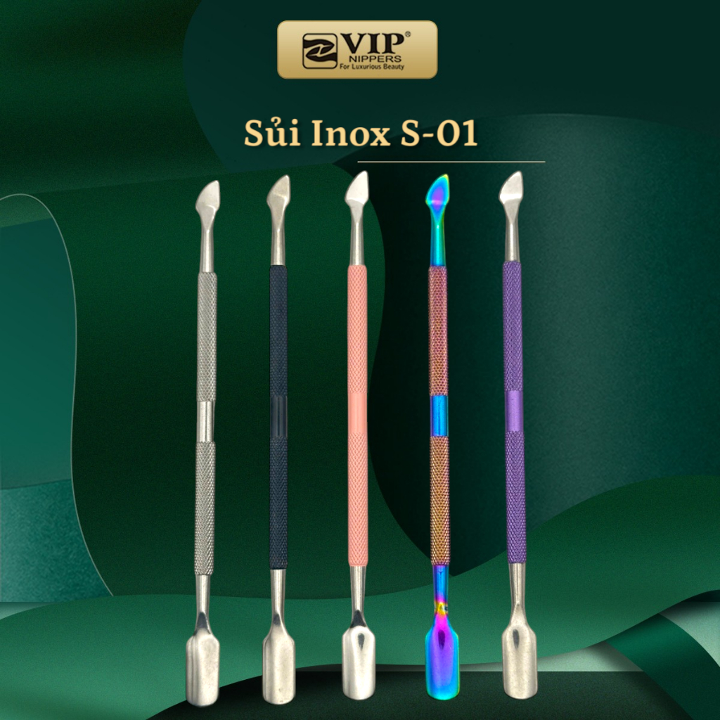 Cây Lấy Khóe, Sủi Da Inox COLORS VIP, S-01, S-02