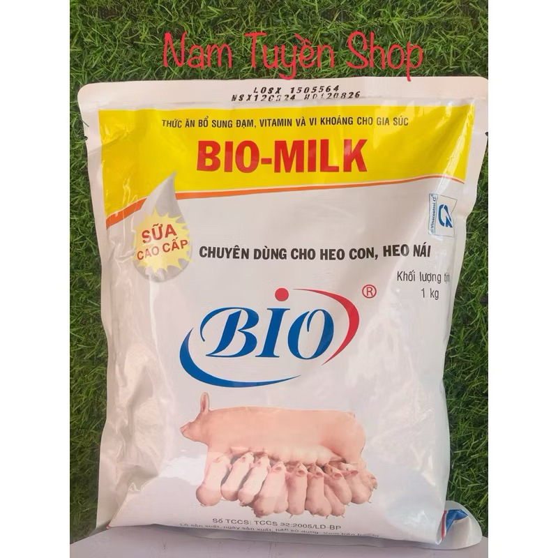 BIO Milk 1 Kg- Sữa Cao cấp chuyên dùng cho heo con và heo nái | Shopee ...