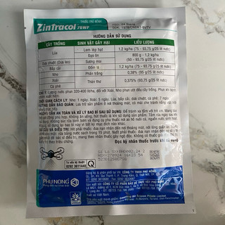 Chế phẩm Zintracol 70WP (Antracol 70 WP) phòng thán thư, sương mai, lem lép hạt, đốm lá - Gói 100g