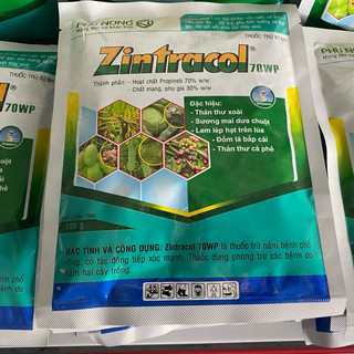 Chế phẩm Zintracol 70WP (Antracol 70 WP) phòng thán thư, sương mai, lem lép hạt, đốm lá - Gói 100g