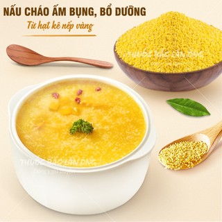 Hạt kê nếp vàng đã tách vỏ 500g, hạt kê sạch hữu cơ - Lãn Ông