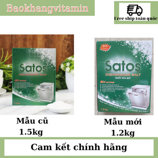 Muối rửa bát , rửa chén Satos tinh khiết đến 99,4% theo tiêu chuẩn Châu Âu 1.2kg