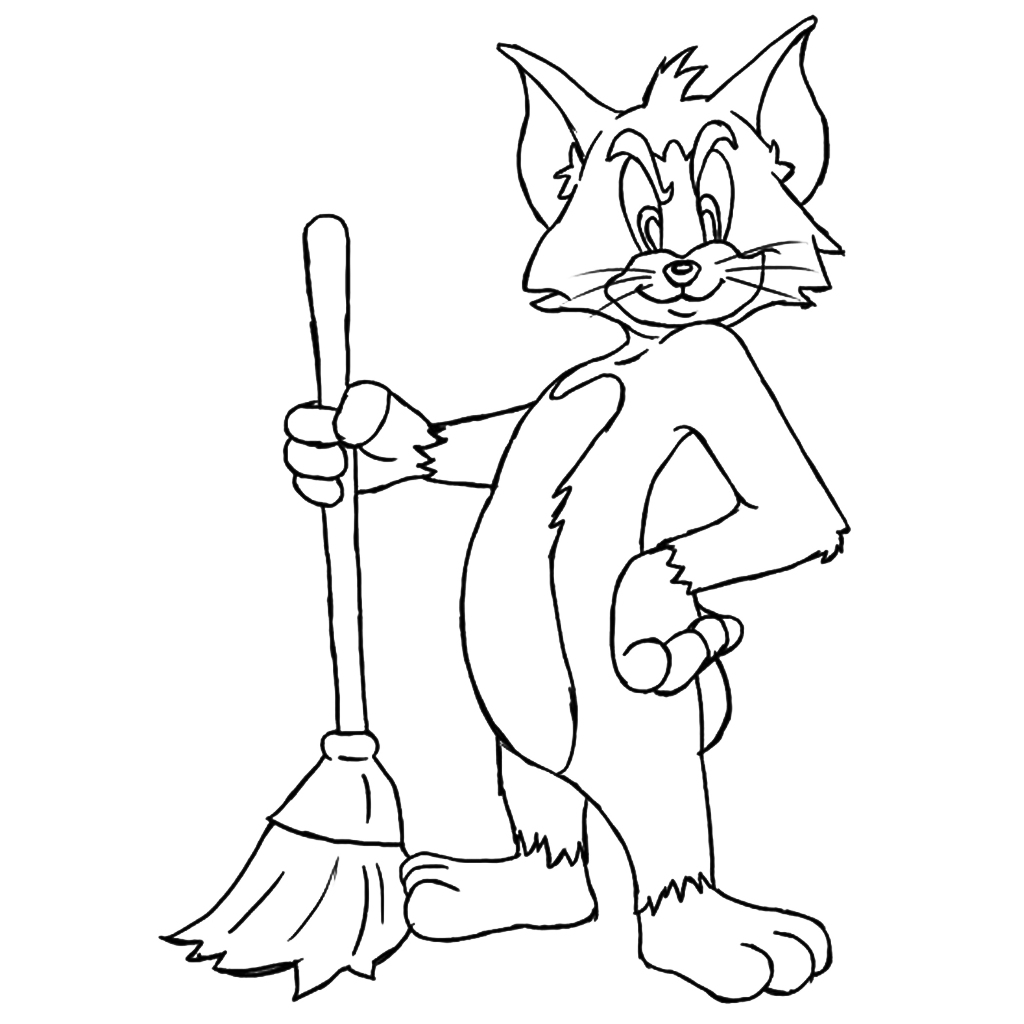Bộ 50 tranh tô màu TOM AND JERRY khác nhau không trùng lặp cho bạn thỏa sức sáng tạo