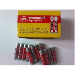 Hộp 40 Viên Pin Đũa AAA Con Thỏ Lắp Đèn Pin, Điều Khiển Tivi  - Titan, Pin Dự Phòng