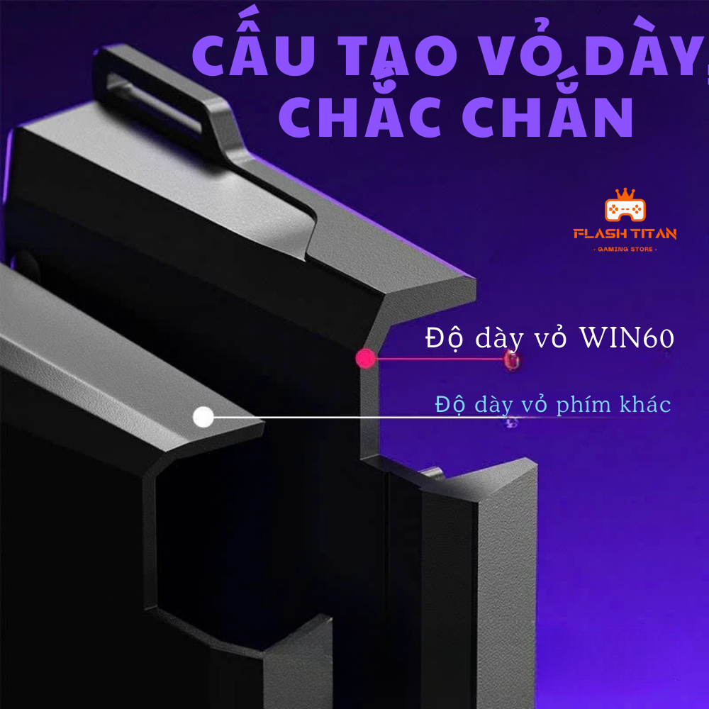 Bàn Phím Cơ Gaming Aula WIN68 HE - Rapid Trigger - Switch Nam Châm 8k Polling Rate | BigBuy360 - bigbuy360.vn