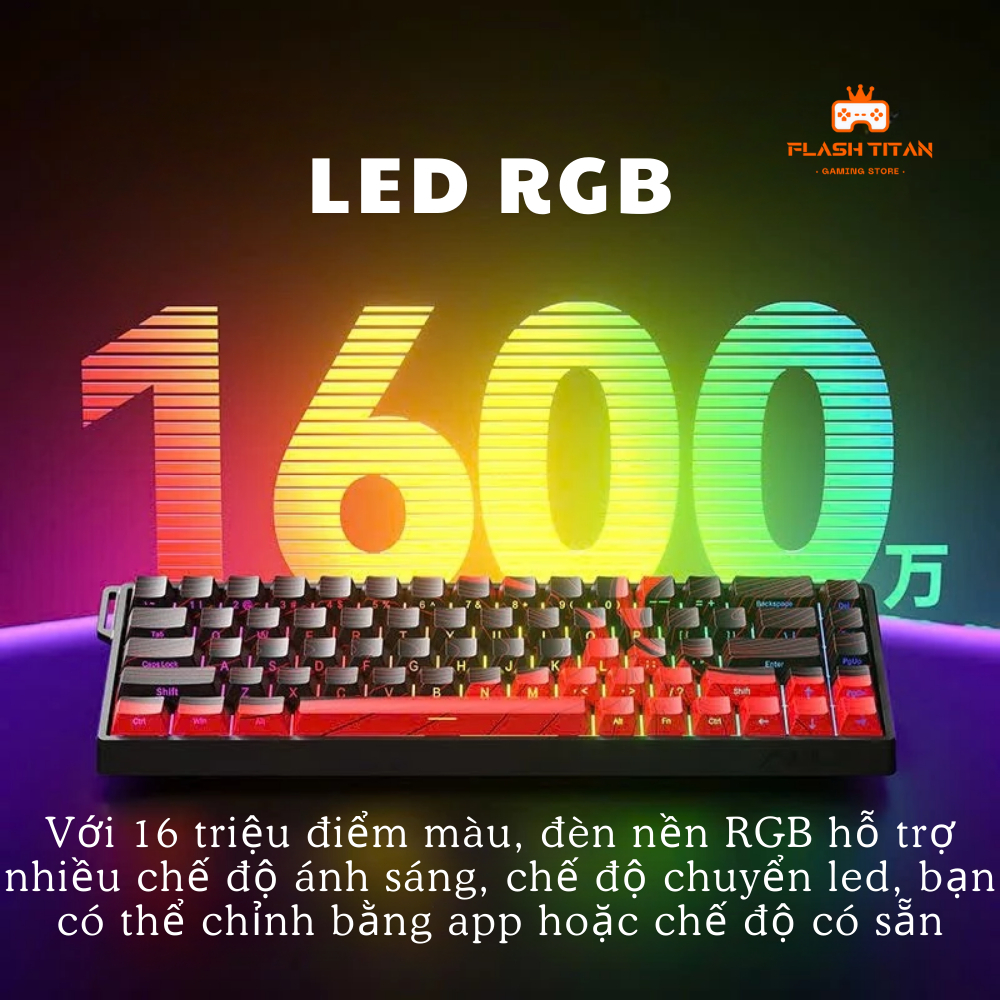 Bàn Phím Cơ Gaming Aula WIN68 HE - Rapid Trigger - Switch Nam Châm 8k Polling Rate | BigBuy360 - bigbuy360.vn