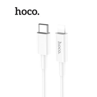 Bộ Sạc Nhanh PD 20W Hoco C80 2 Cổng (USB + Type-C), Củ sạc nhanh 3A, dây 1m, Chân Lingtning và TypeC