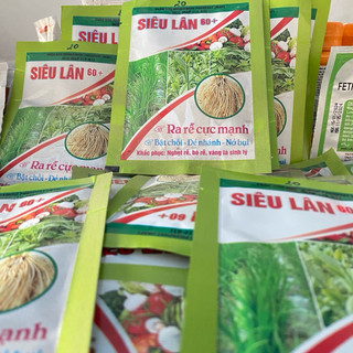 30g Phân bón lá Siêu lân 60+ Kích rễ cực mạnh, bật chồi, đẻ nhánh, nở bụi, xanh lá, dày lá, tạo mầm hoa