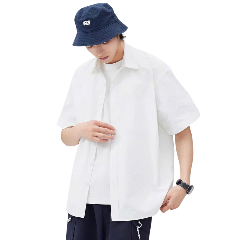 40-110KG Áo sơ mi nam nữ thời trang Bigsize unisex ullzzang trẻ trung