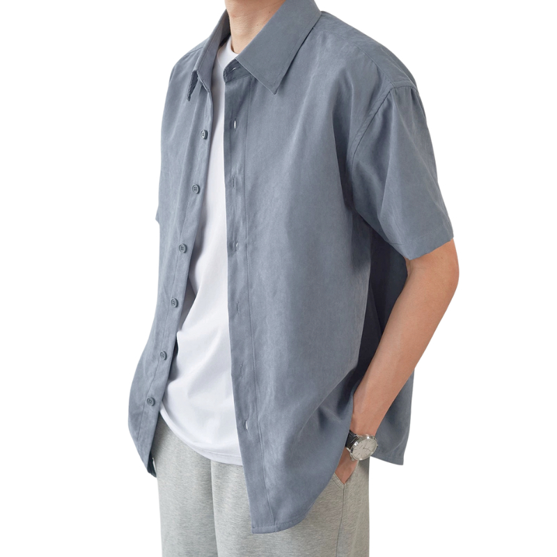 40-110KG Áo sơ mi nam nữ thời trang Bigsize unisex ullzzang trẻ trung