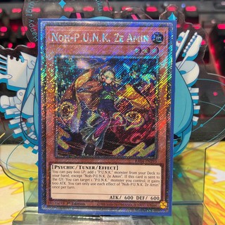 [ Bài Yugioh Chính Hãng ] Noh-P.U.N.K. Ze Amin - RA04-EN293 - Platinum Secret Rare 1st Edition