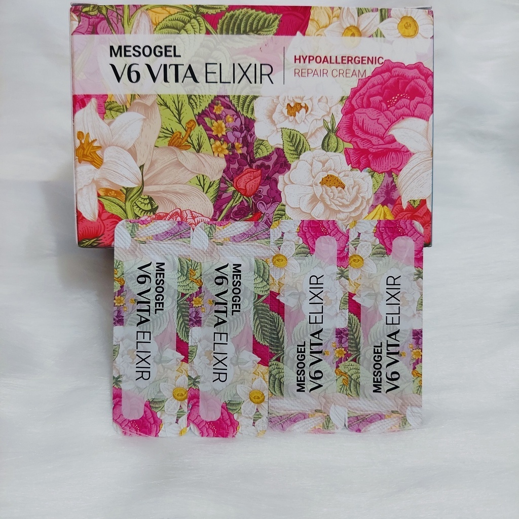 Gel dưỡng môi Mesogel V6 Vita Elixir Physiolab Dưỡng môi sau xăm Hàn Quốc