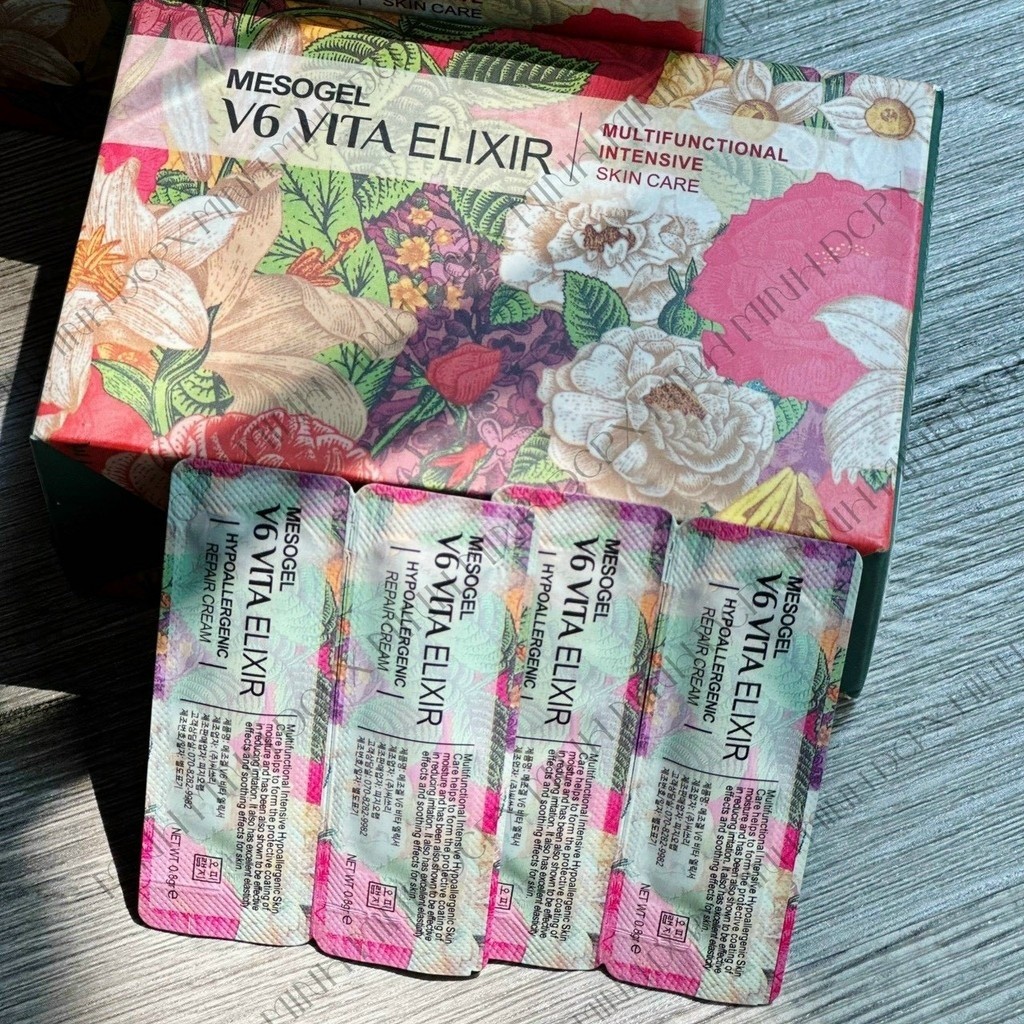 Gel dưỡng môi Mesogel V6 Vita Elixir Physiolab Dưỡng môi sau xăm Hàn Quốc