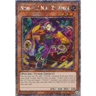[ Bài Yugioh Chính Hãng ] Noh-P.U.N.K. Ze Amin - RA04-EN293 - Platinum Secret Rare 1st Edition