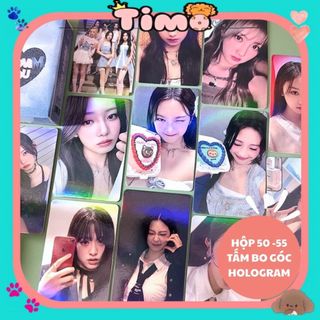 Card K-Pop Lomo Hologram Hộp 50 Tấm Fanmade Bo Góc Timo QT71