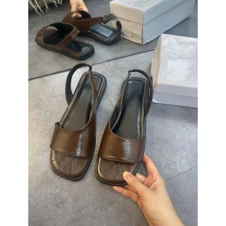 Dép sandal nữ Quai Ngang Đế mềm êm châm đế thấp xinh xắn  đi học đi làm đi chơi V274