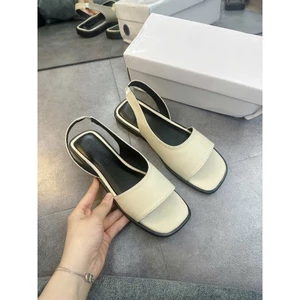 Dép sandal nữ quai hậu đế bệt quai ngang hở mũi phong cách Hàn Quốc, giày sandal hottrend đi chơi, đi học đi làm V274
