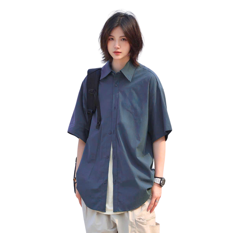BIGSIZE Áo Sơ Mi Nữ Form Rộng có thể khoác ngoài Thời Trang Trẻ