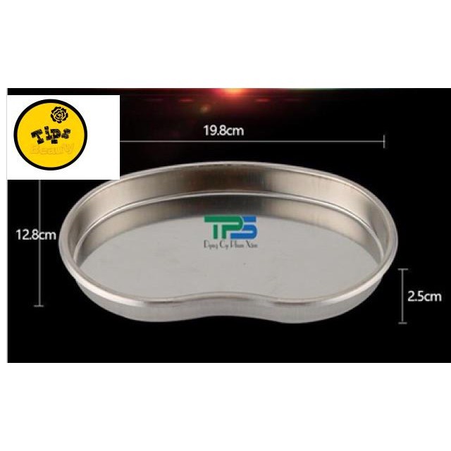 Khay Inox Hạt Đậu Phun Xăm – Dụng Cụ Đựng Mực, Dễ Vệ Sinh, Bền Đẹp Cho Thợ Thẩm Mỹ