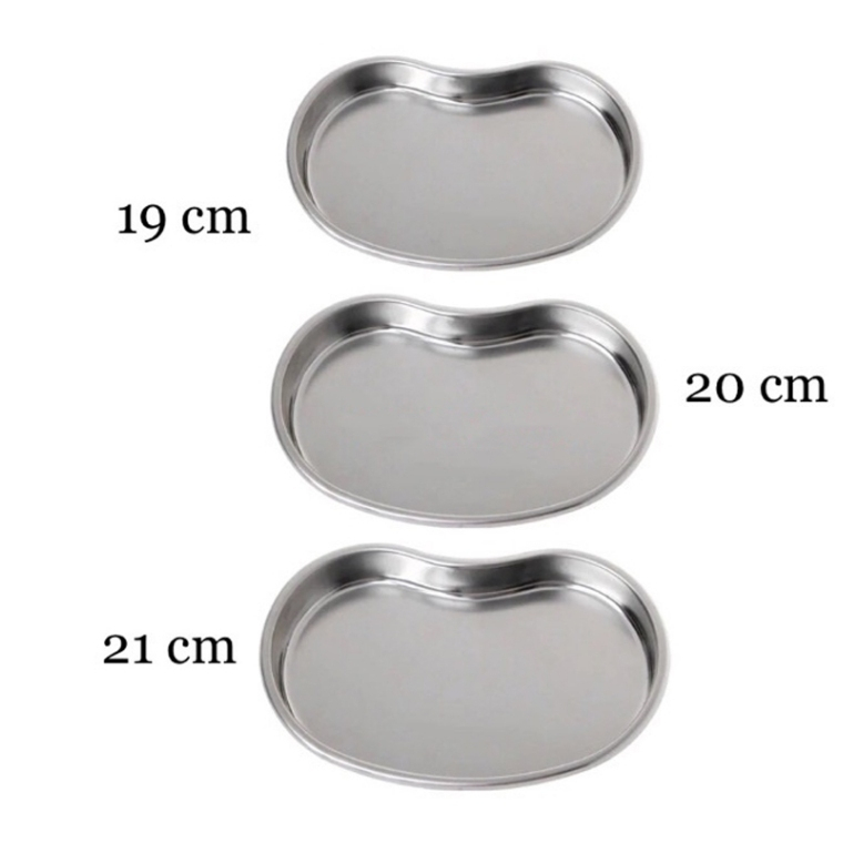 Khay Inox Hạt Đậu Phun Xăm – Dụng Cụ Đựng Mực, Dễ Vệ Sinh, Bền Đẹp Cho Thợ Thẩm Mỹ