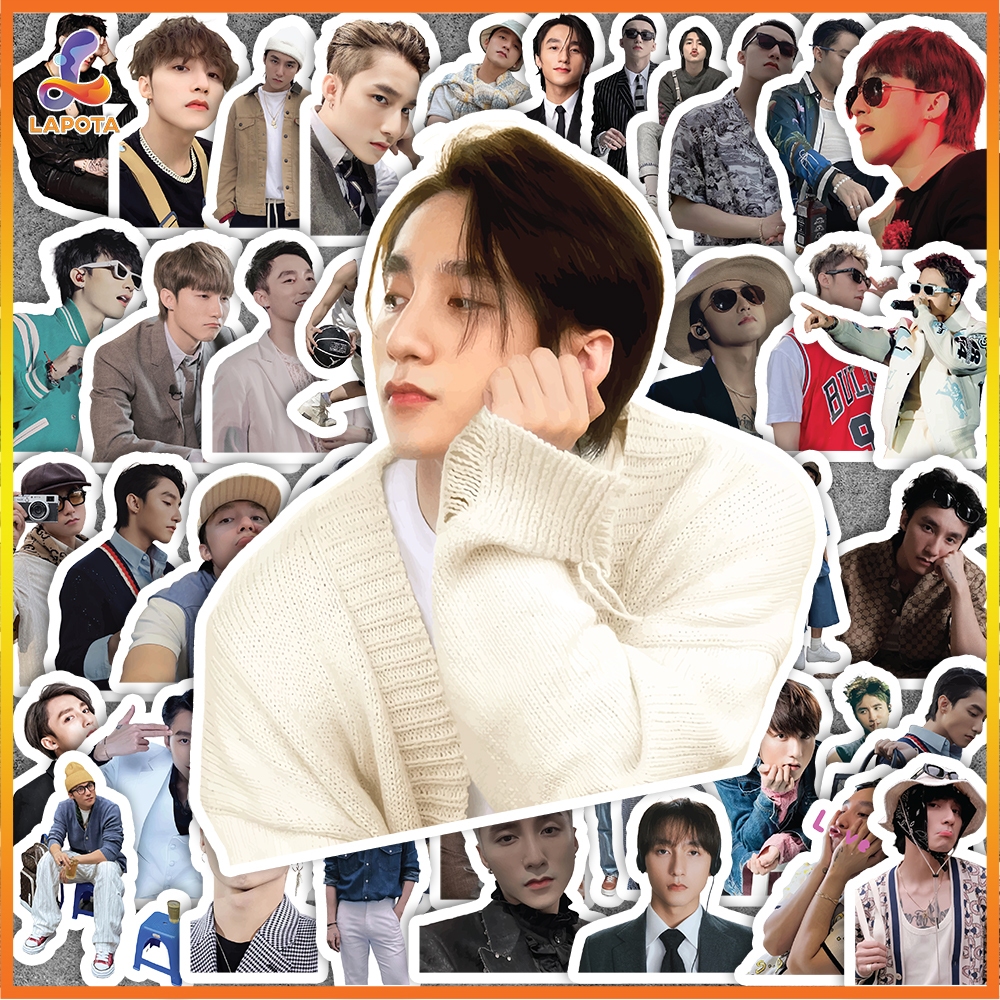 Set 50 cái Sticker Sơn Tùng MTP, Sticker MTP Chống Nước dán mũ bảo hiểm ...