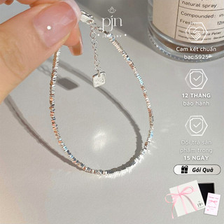 Vòng Tay Bạc Nữ Thiết Kế Đơn Giản Thanh Lịch, Kiểu Dáng Hàn Quốc Nhỏ Xinh Sang Trọng,Quà Tặng Ý Nghĩa - PJN Jewelry
