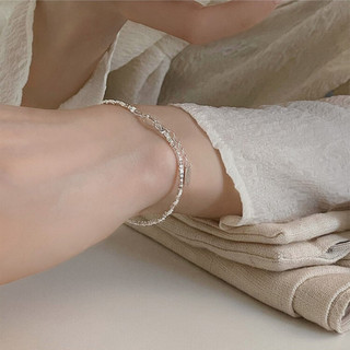 Vòng Tay Bạc Nữ Thiết Kế Đơn Giản Thanh Lịch, Kiểu Dáng Hàn Quốc Nhỏ Xinh Sang Trọng,Quà Tặng Ý Nghĩa - PJN Jewelry