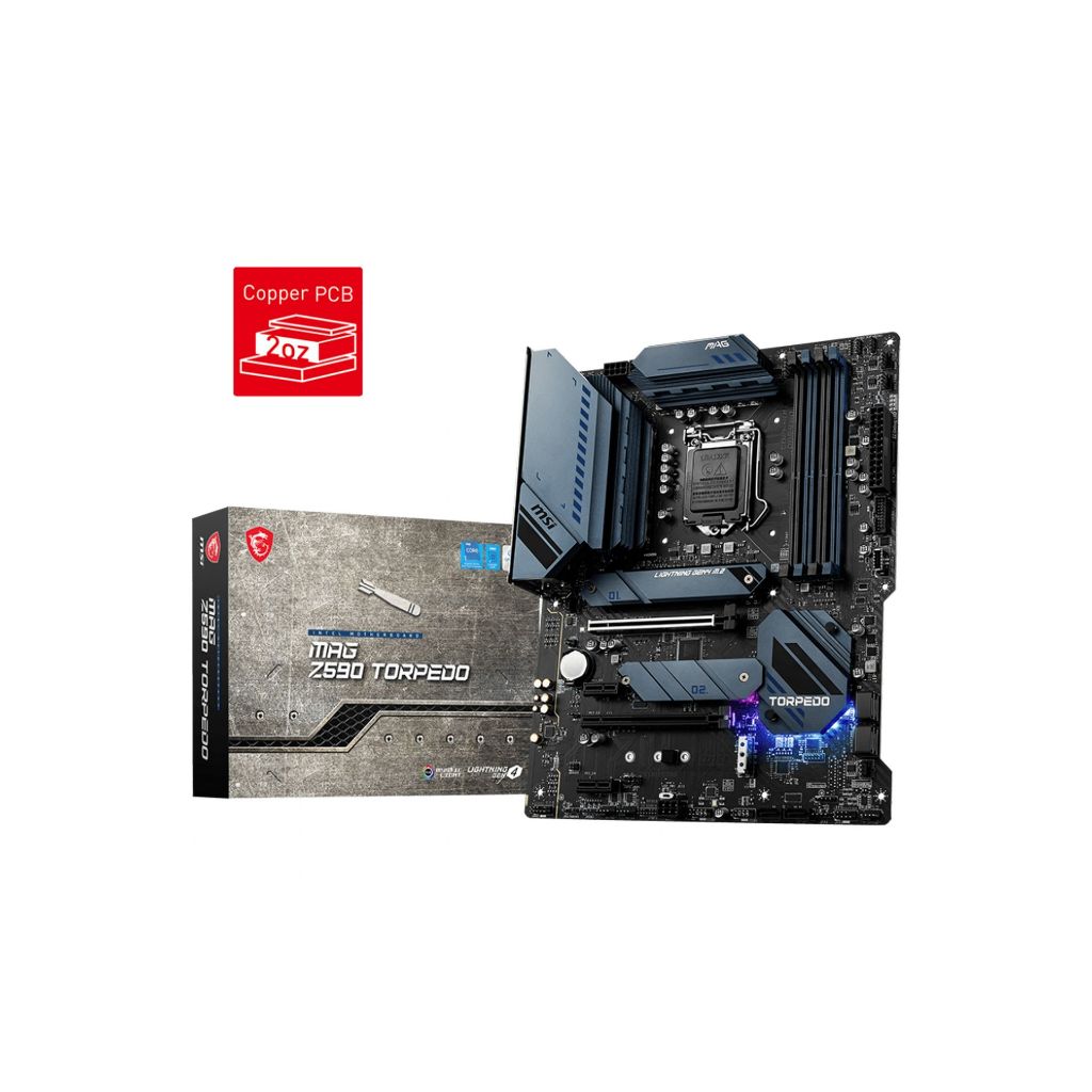 Mainboard MSI MAG Z590 TORPEDO (Intel Z590, Socket 1200, ATX, 4 khe Ram ...