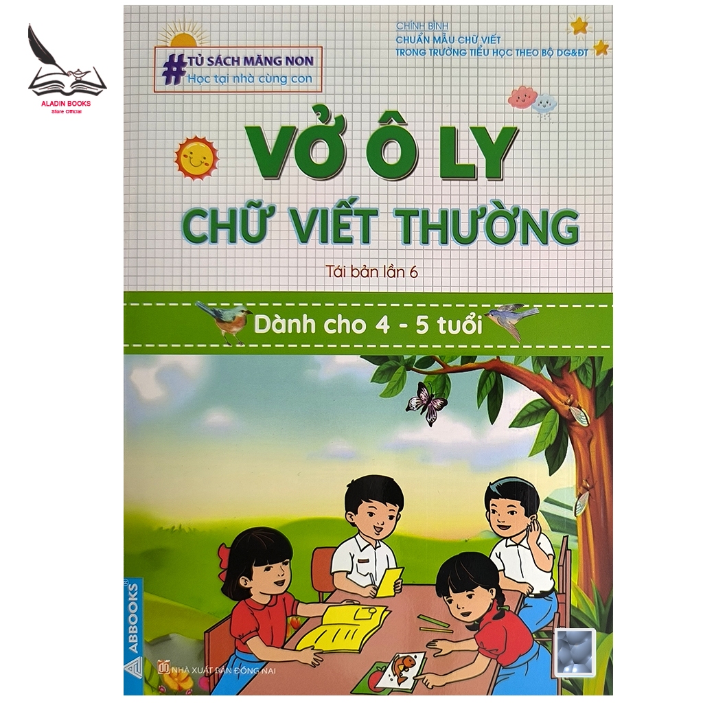Sách- Vở ô Ly Tập Viết Chữ Thường-Tập Tô Chữ Thường Cho Bé 4-6 Tuổi ( Mua Lẻ Hoặc Trọn Bộ 4 Quyển)