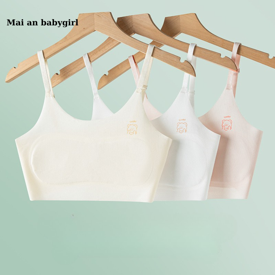 áo cho bé gái chất liệu su lụa thông hơi 30-50kg dây vai nhỏ điệu đà có thể diều chỉnh được mã 6601