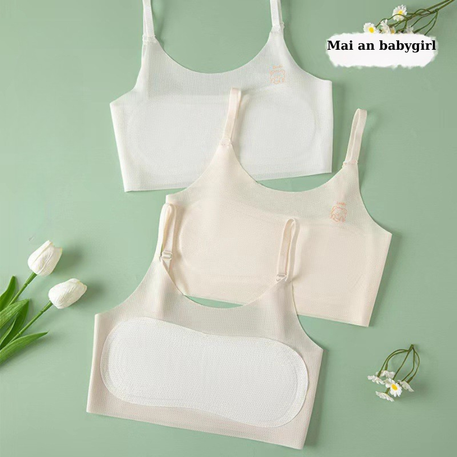áo cho bé gái chất liệu su lụa thông hơi 30-50kg dây vai nhỏ điệu đà có thể diều chỉnh được mã 6601