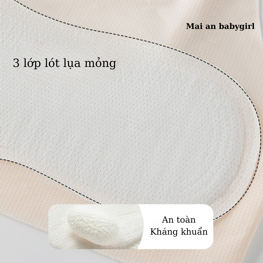 áo cho bé gái chất liệu su lụa thông hơi 30-50kg dây vai nhỏ điệu đà có thể diều chỉnh được mã 6601