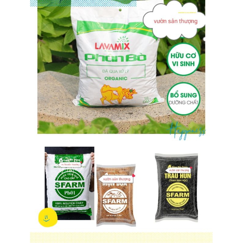 Nguyên Liệu Trộn Đất Trồng Cây Rau, Củ, Quả Theo Hướng Hữu Cơ
