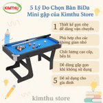 Bàn Bida Mini Gấp Gọn Cao Cấp – Bàn Bi-a Đồ Chơi Vận Động Cho Bé và Gia Đình – Bàn Bi-a Cỡ Lớn Chân Gập Chắc Chắn — ảnh 2